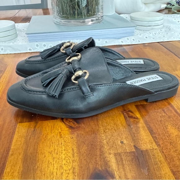 Steve Madden Cayler Black Mule Loafers - Picture 3 of 7